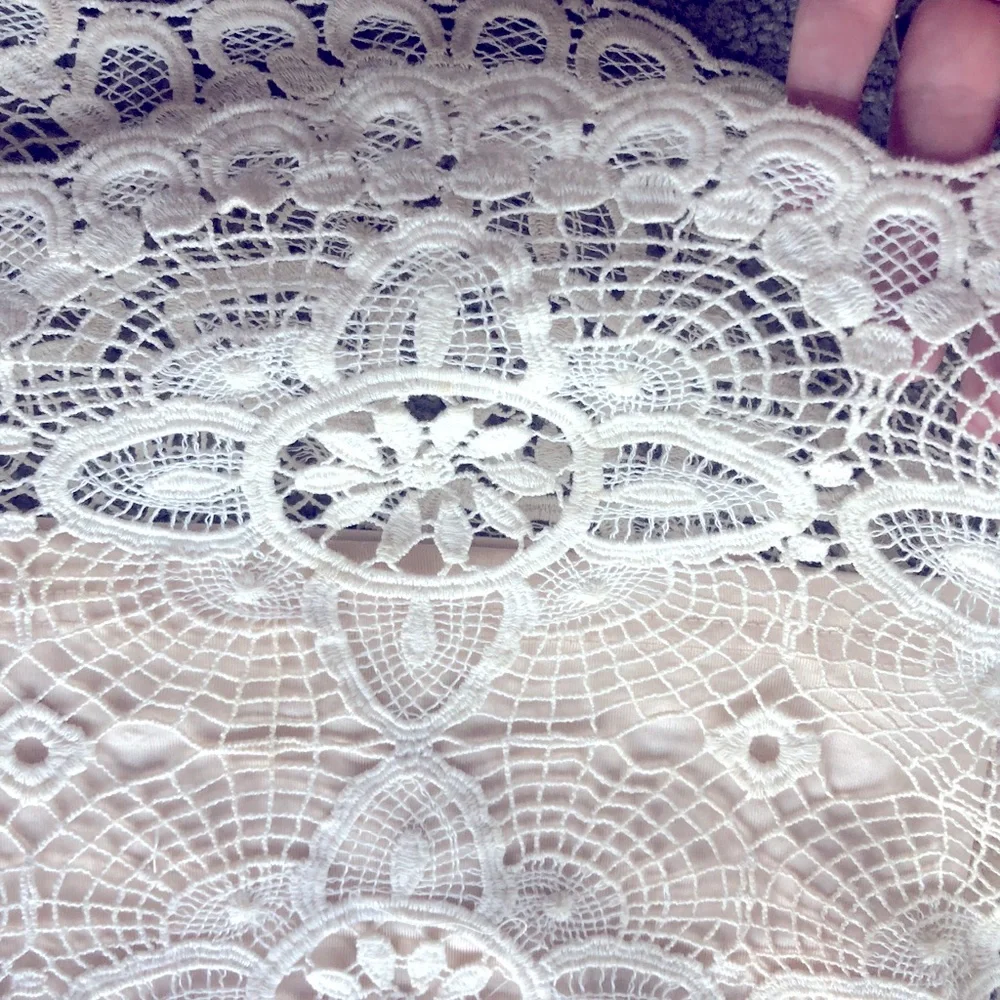 Forever 21 crochet mini skirt, size S BOHO - Picture 2 of 2